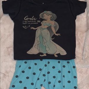 Princess jasmine pajamas